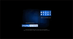 Desktop Screenshot of maxxi-print.de
